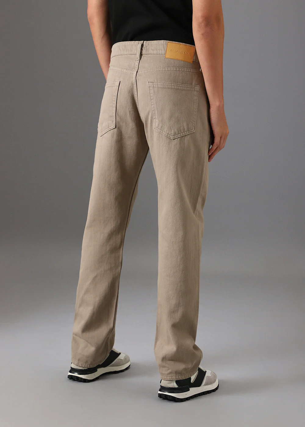 Beige Regular Fit Denim - Image 4