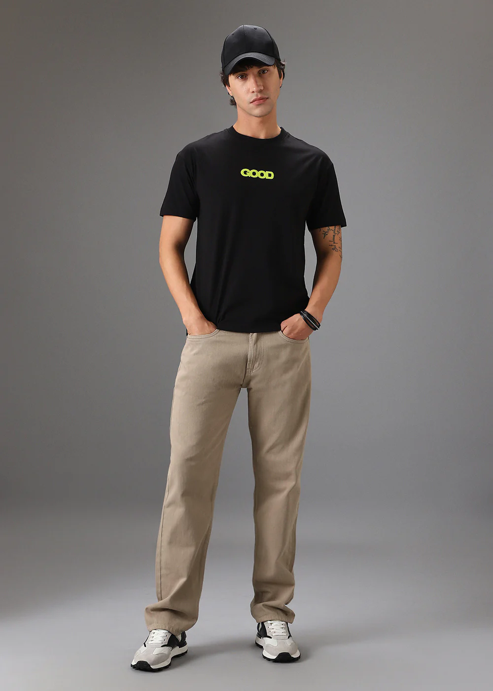 Beige Regular Fit Denim - Image 6