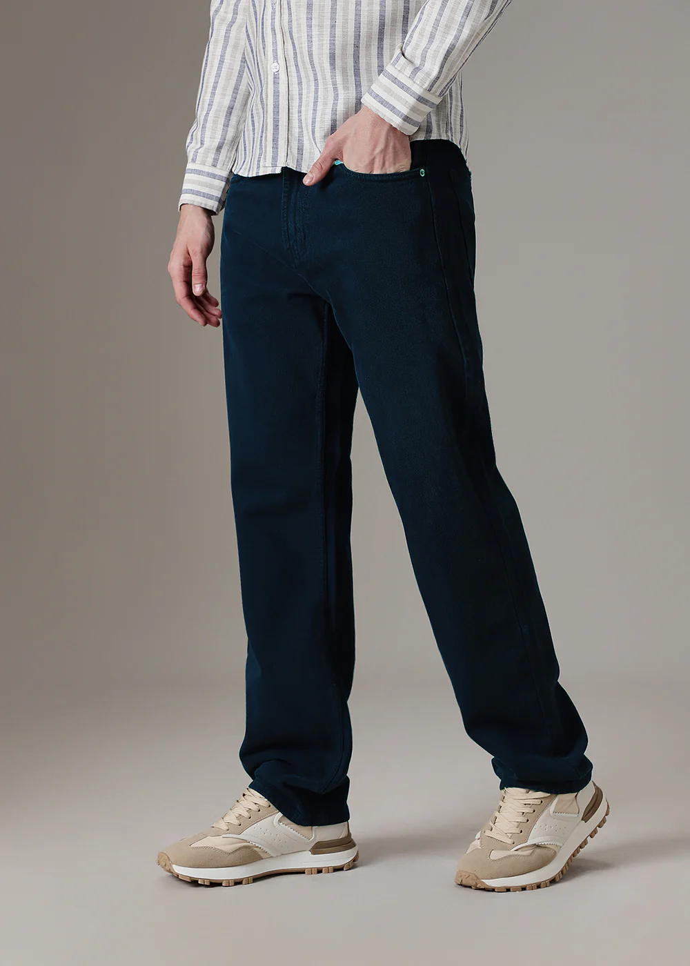 Blue Straight Fit Denim - Image 5