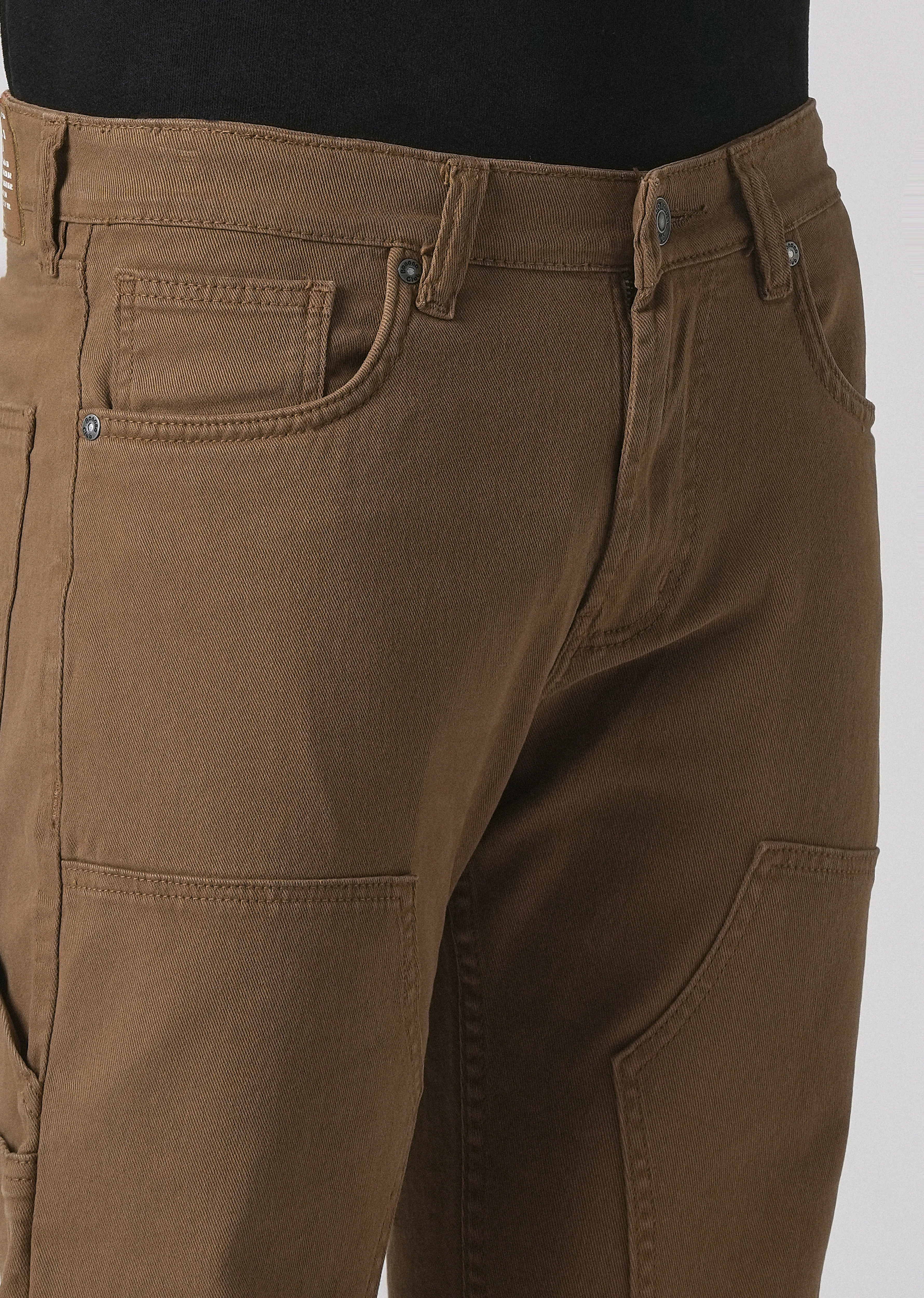 Brown cargo denim - Image 5