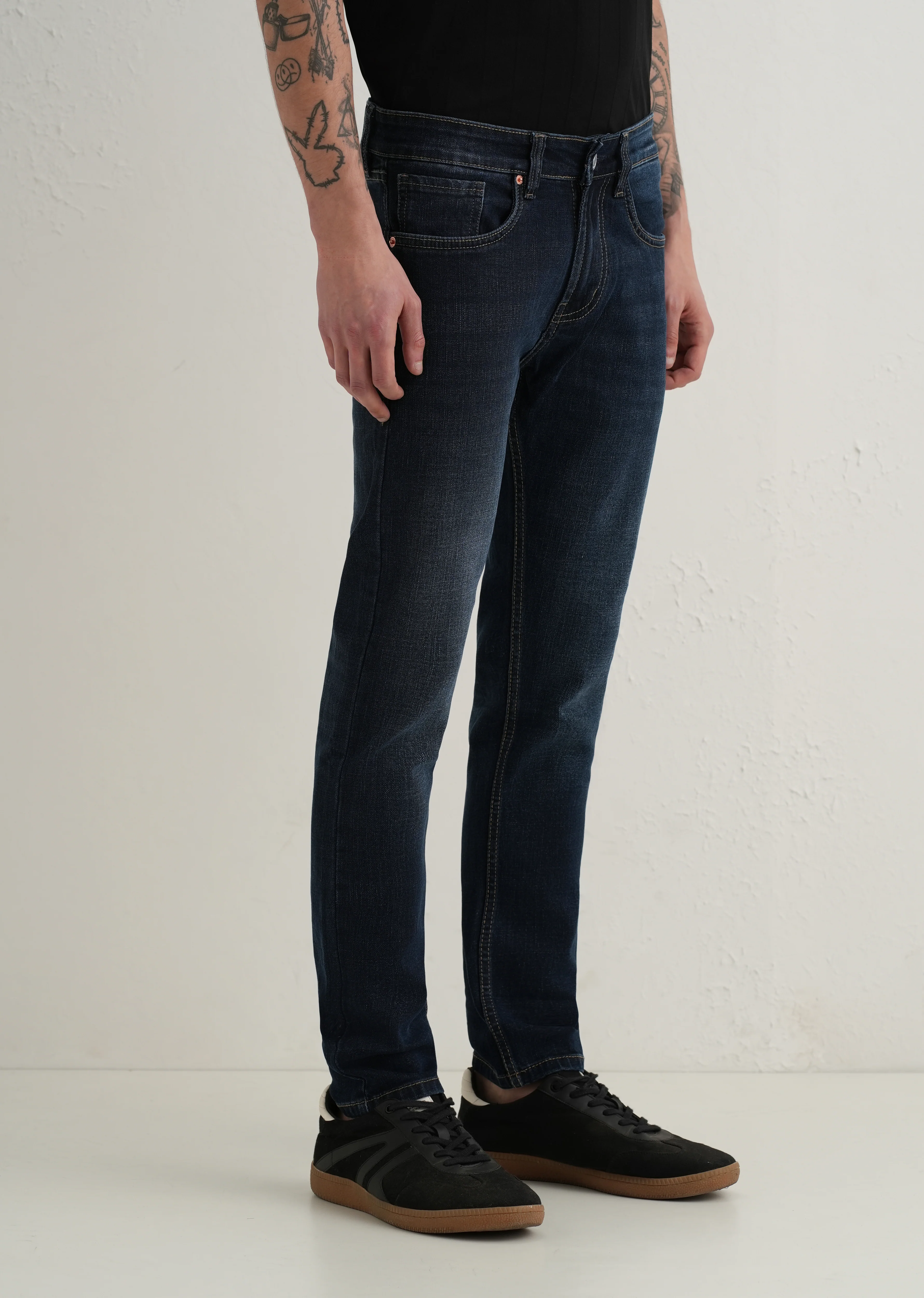 Deep Blue Slim Fit Denim - Image 4