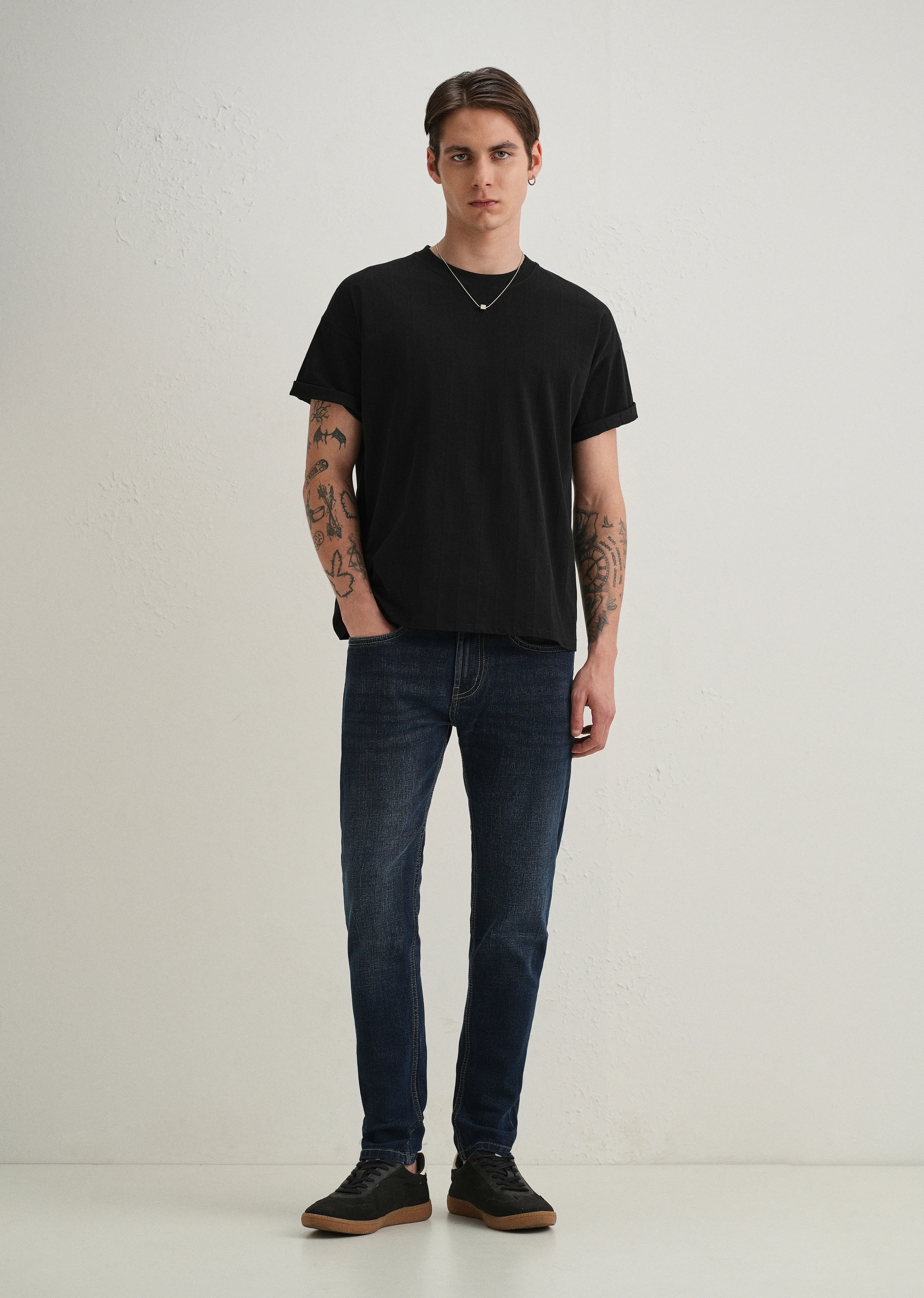 Deep Blue Slim Fit Denim - Image 6
