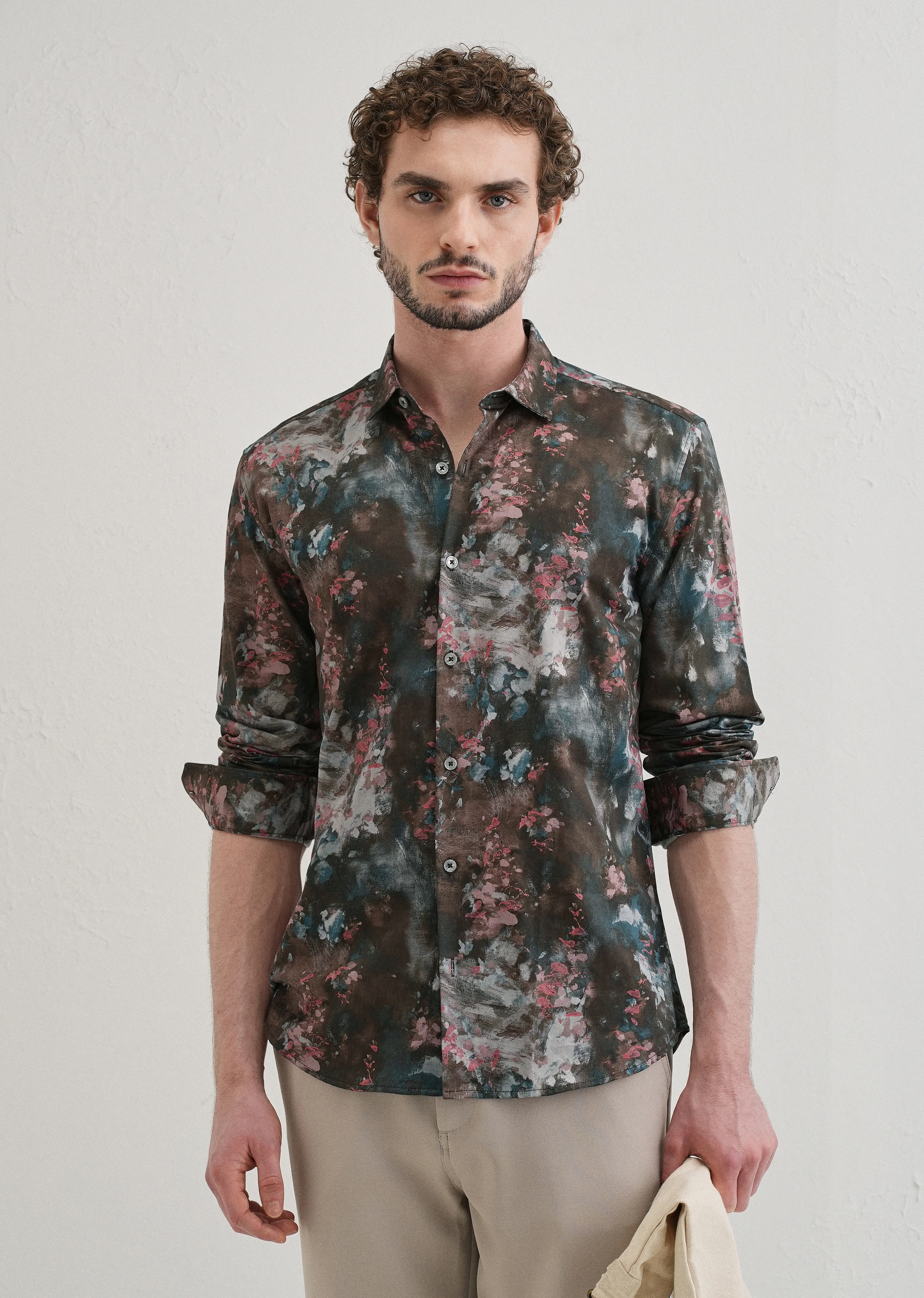 Drip Splash Printed Shirt