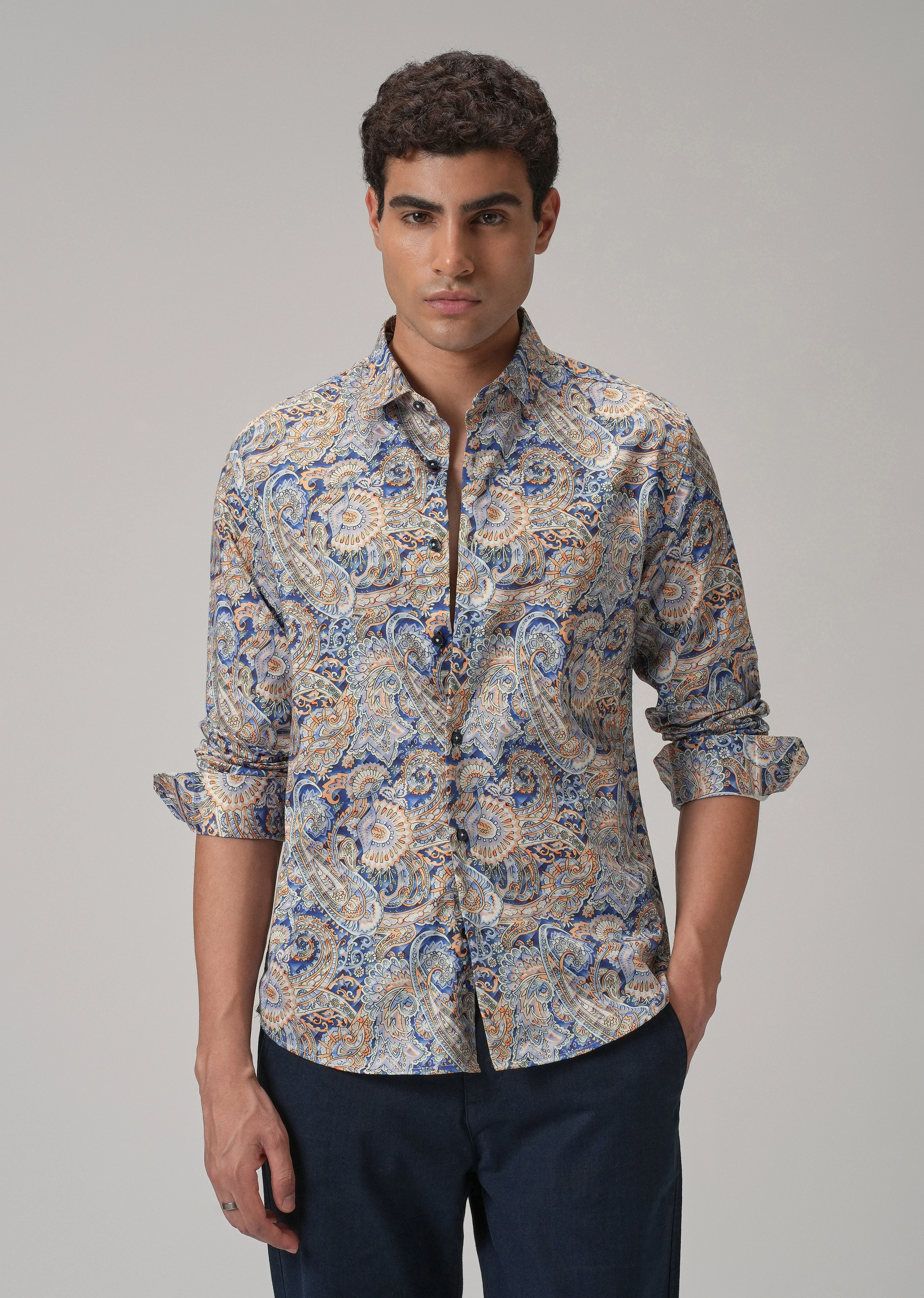 Fantasy Printed Full-Sleeves Shirt