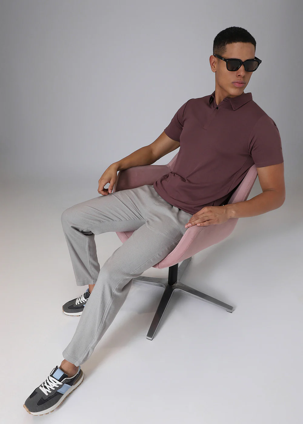 Grey Drawstring Linen Pant - Image 7