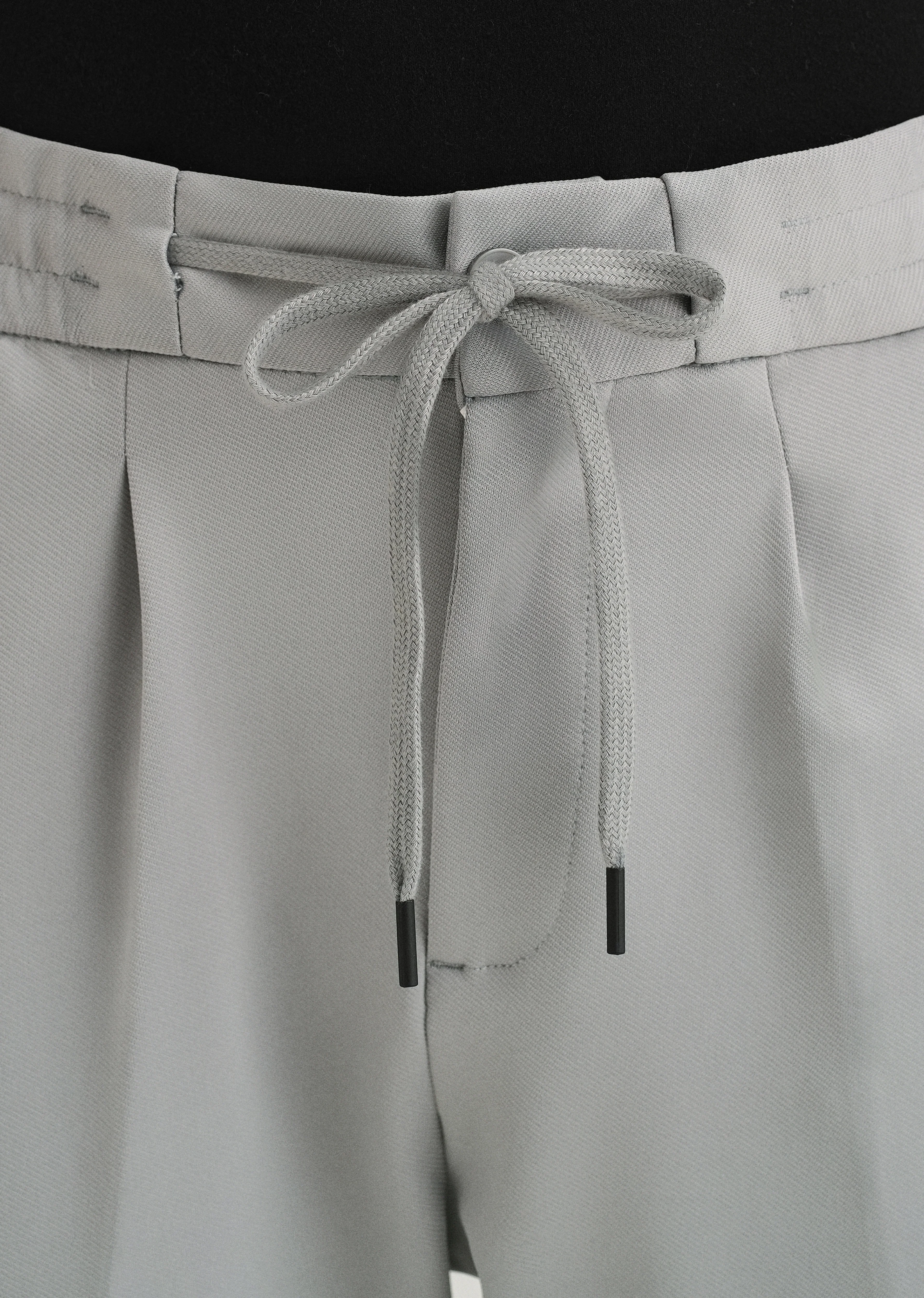 Grey Drawstring Trousers - Image 5
