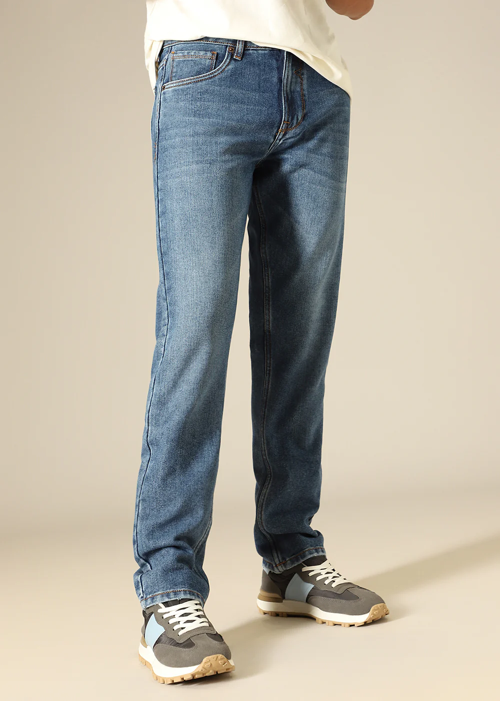 Mid Blue Wash Denim - Image 5