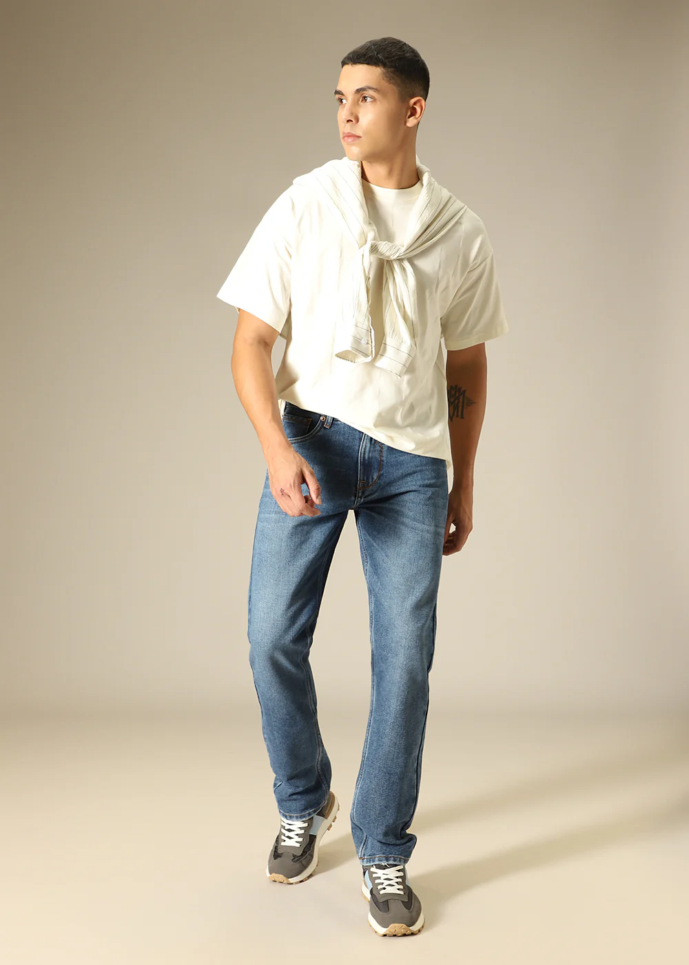 Mid Blue Wash Denim - Image 6