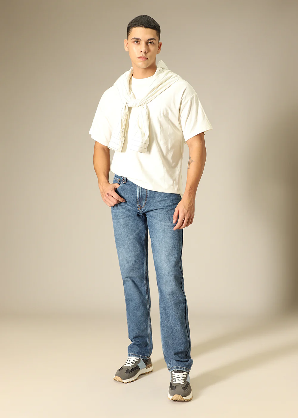 Mid Blue Wash Denim - Image 7