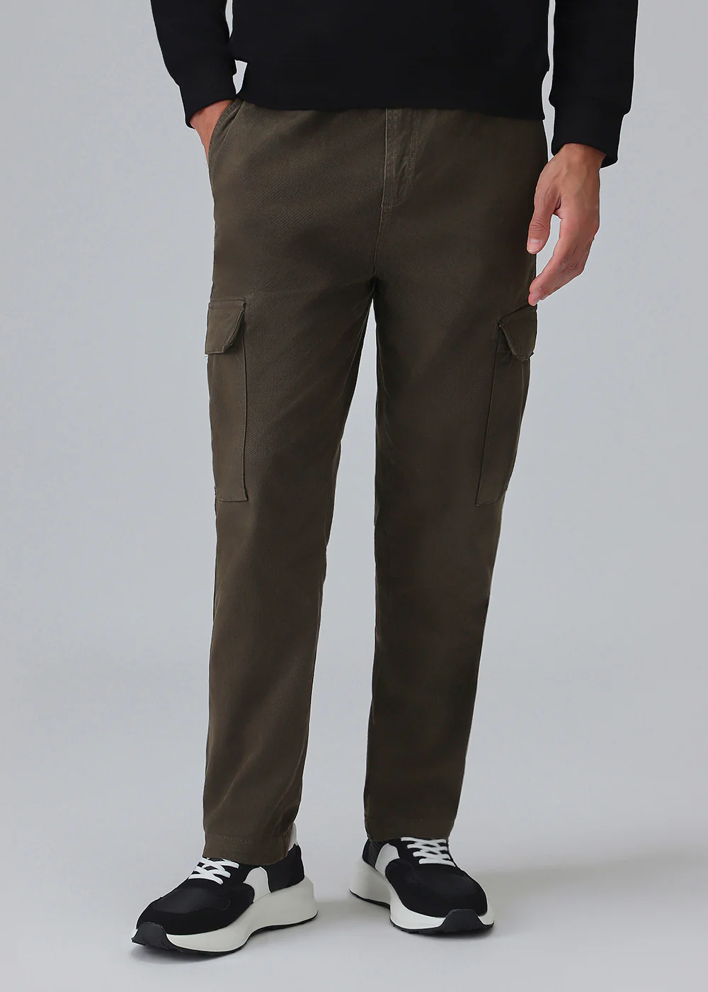Olive Twill Cargo Pant