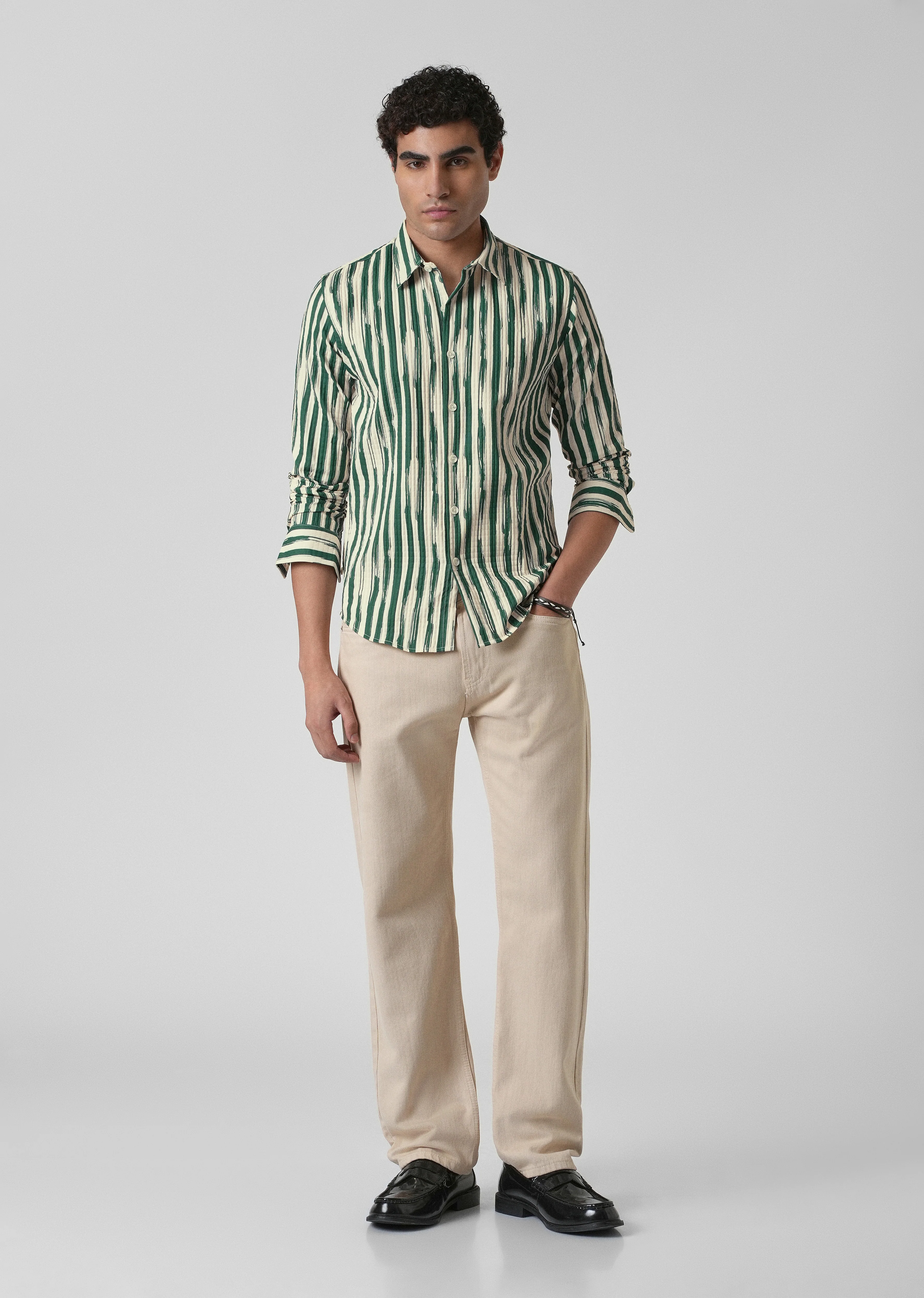 Pine Stroke Puff Shirt - Image 6