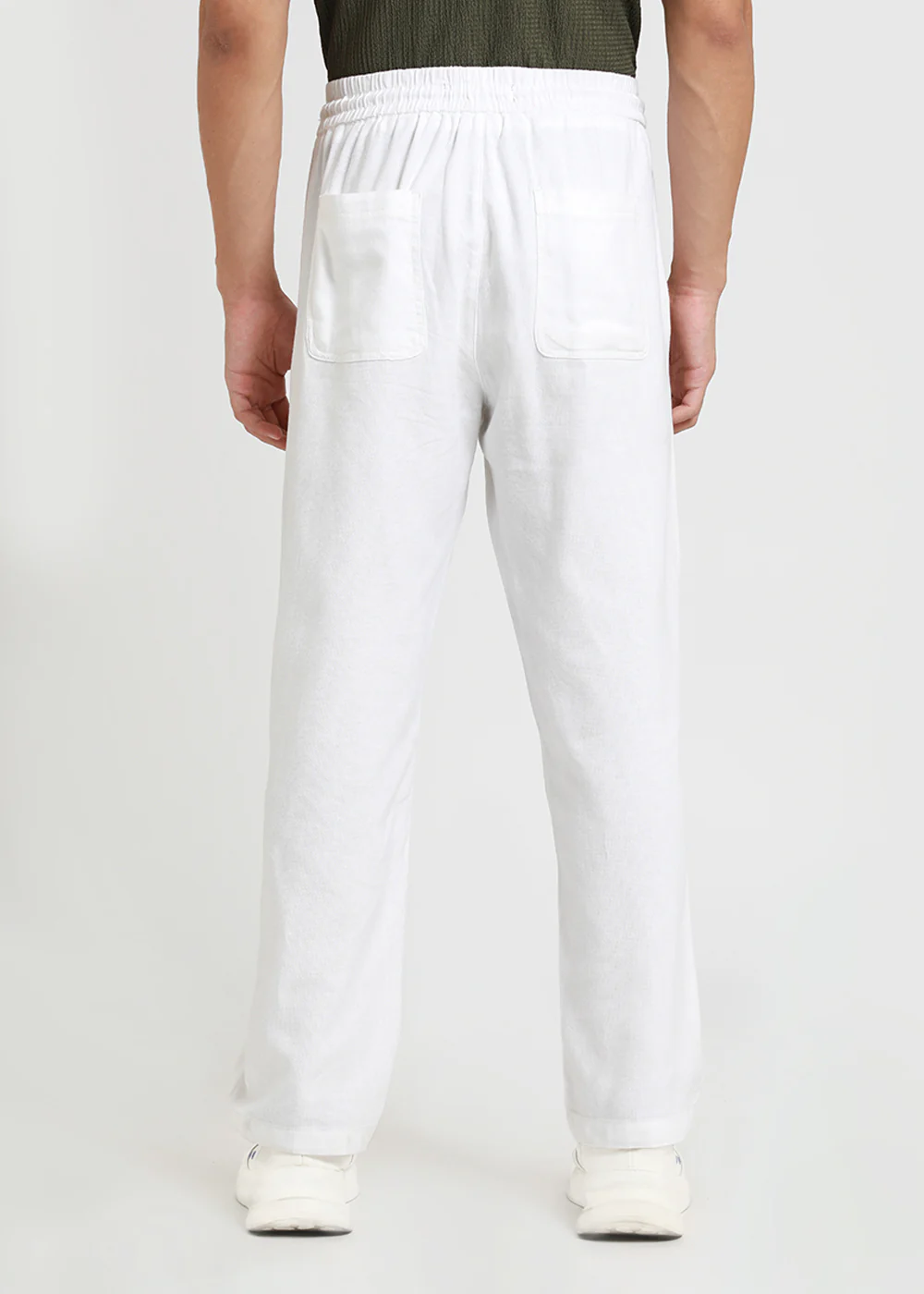 Stone White Textured Pants - Image 5