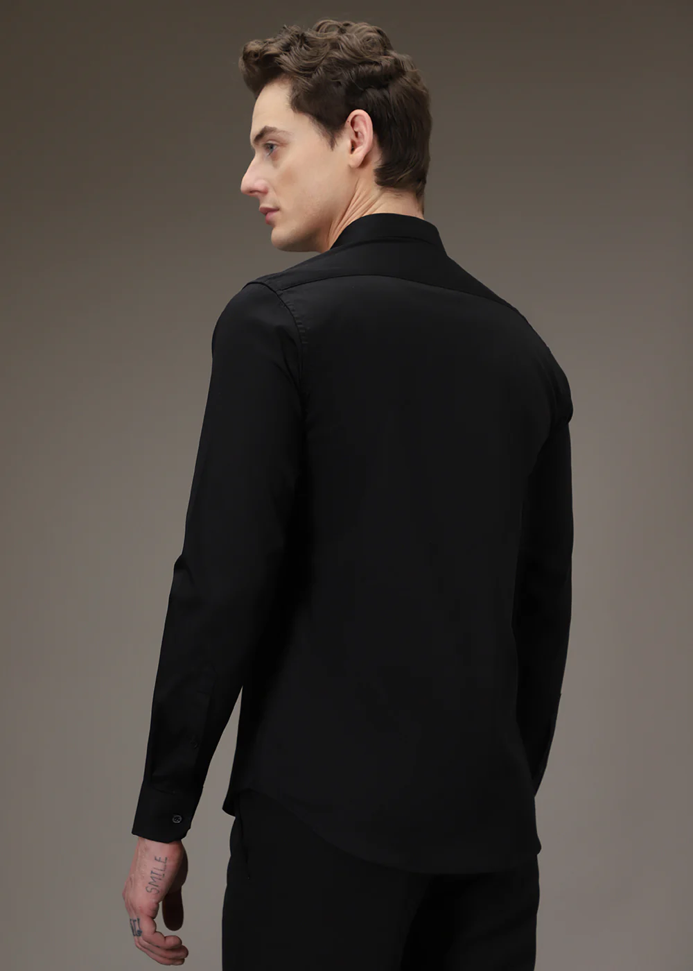 Strike Needle Work Black Shirt - Image 6