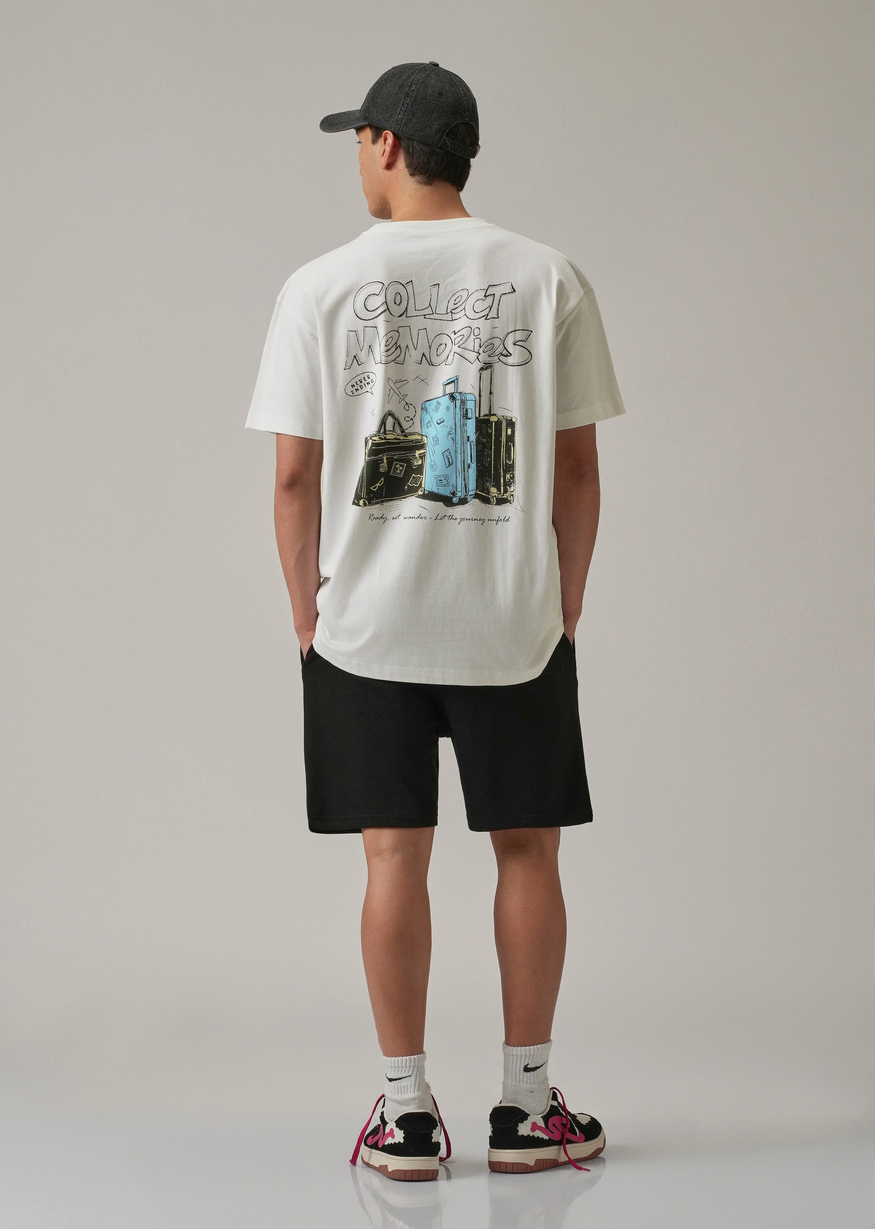 White Back Printed Oversized T-Shirt - Image 6