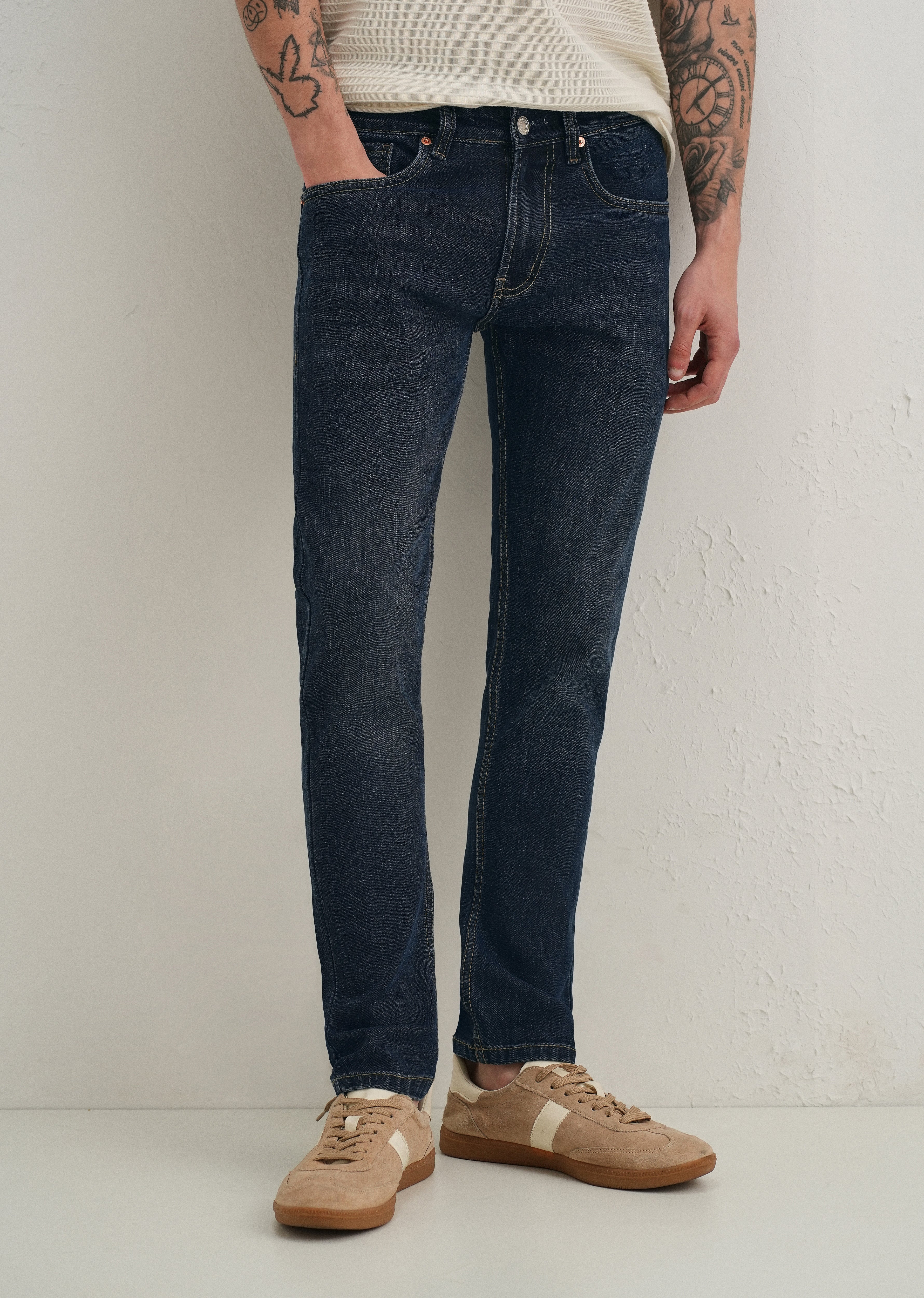 Zeel Blue Slim fit Jeans - Image 7